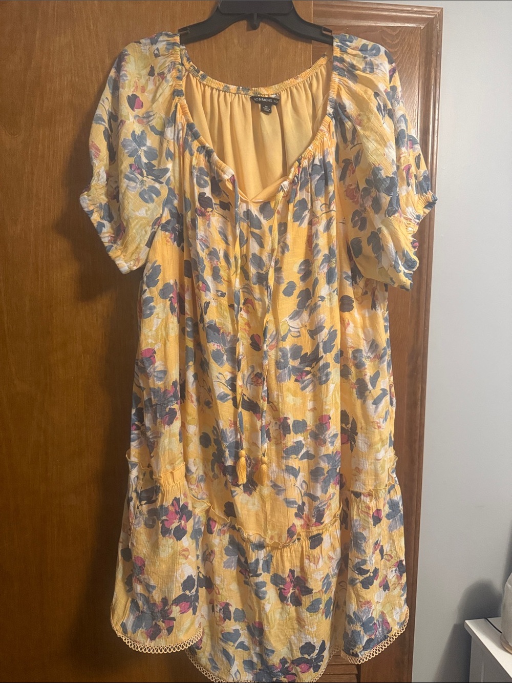 Zac & Rachel Yellow Floral Dress
